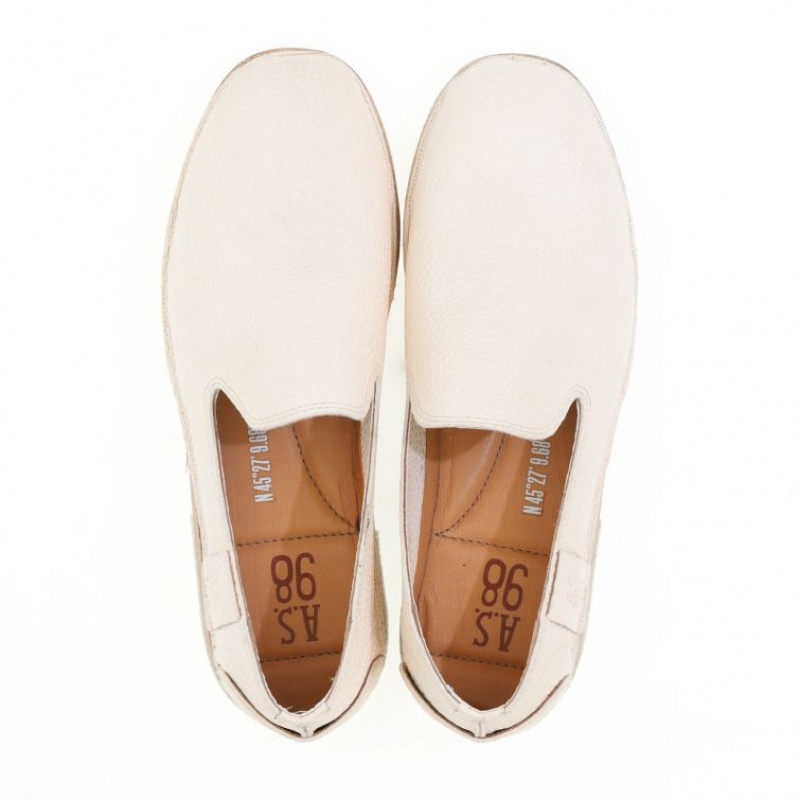 A.S.98 Alberic flat shoes Beige | IT-FGR-465973