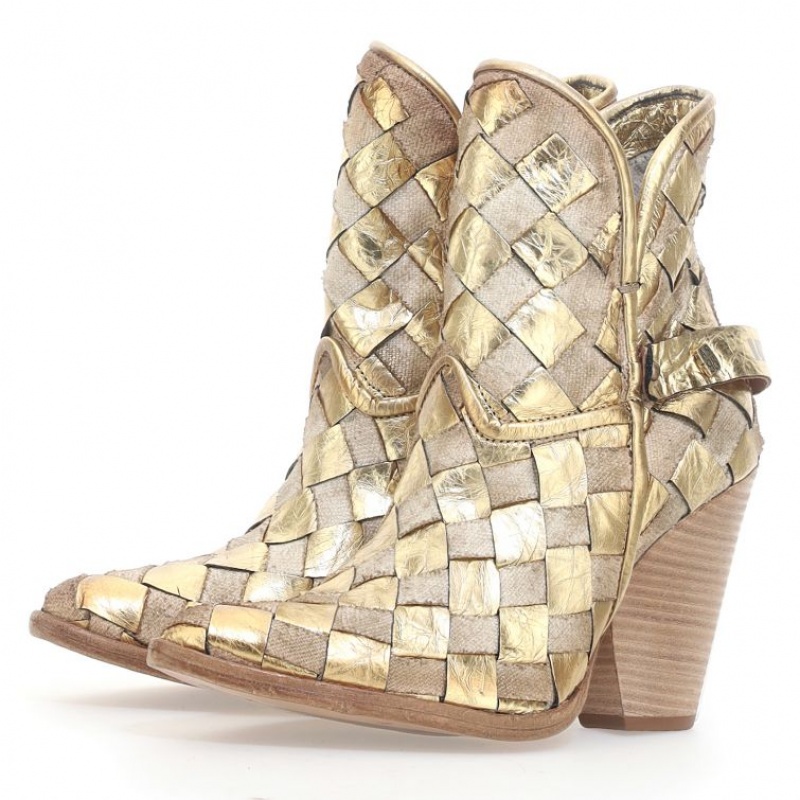 A.S.98 Bette Ankle boots Oro | IT-SHU-405716