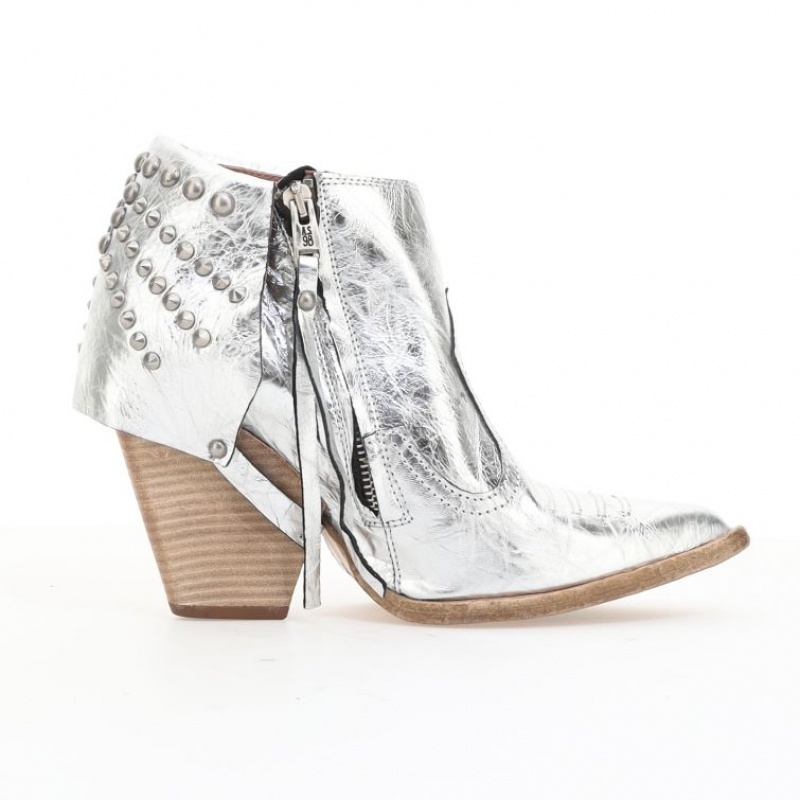 A.S.98 Blondie Ankle boots Argento | IT-YMG-136574