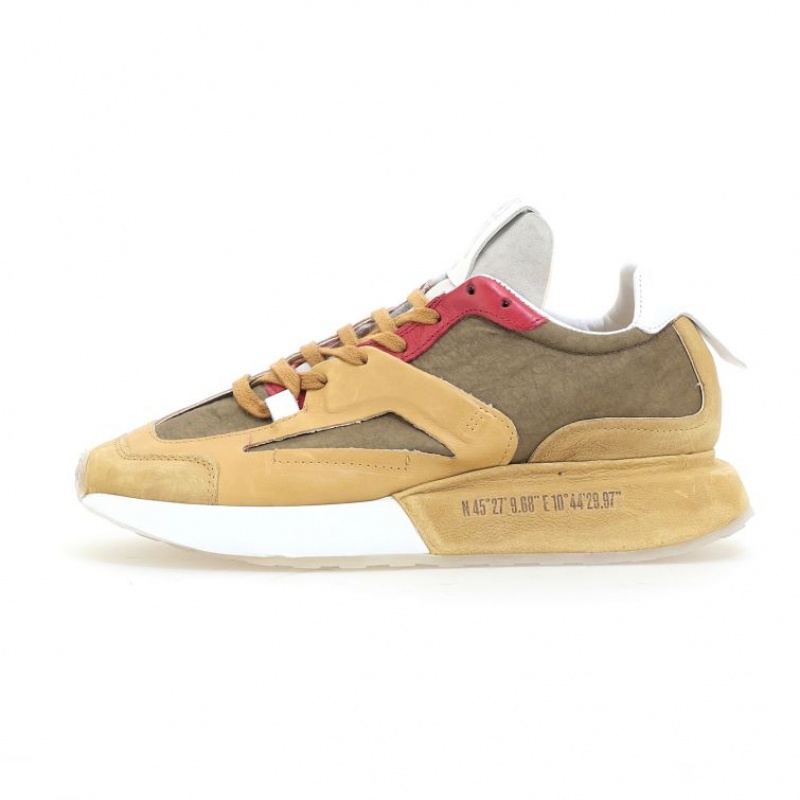 A.S.98 Franklyn Sneakers Khaki | IT-DTC-823961