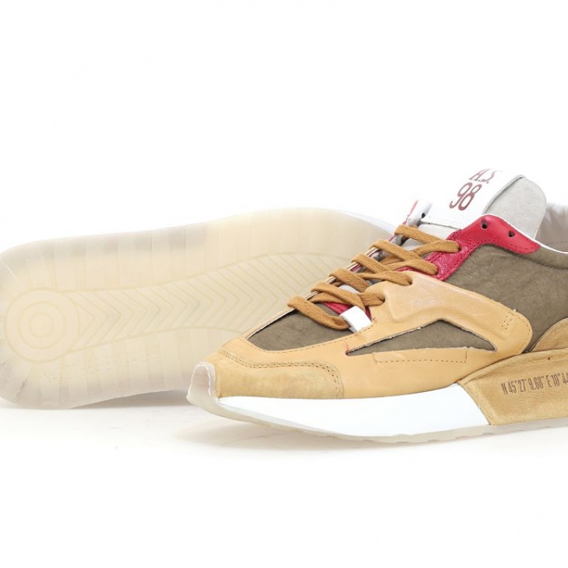 A.S.98 Franklyn Sneakers Khaki | IT-DTC-823961