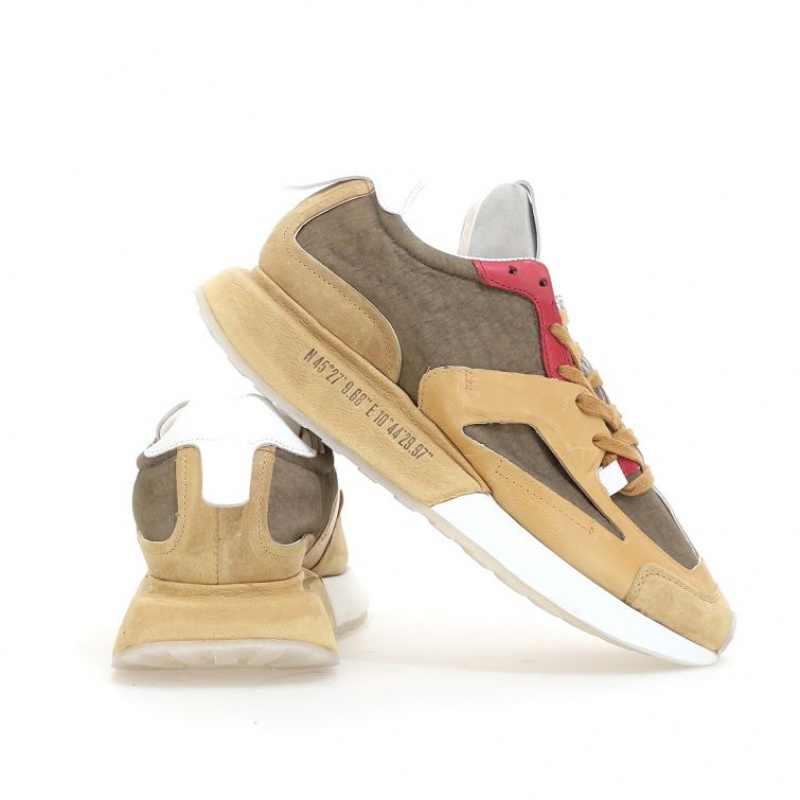 A.S.98 Franklyn Sneakers Khaki | IT-DTC-823961