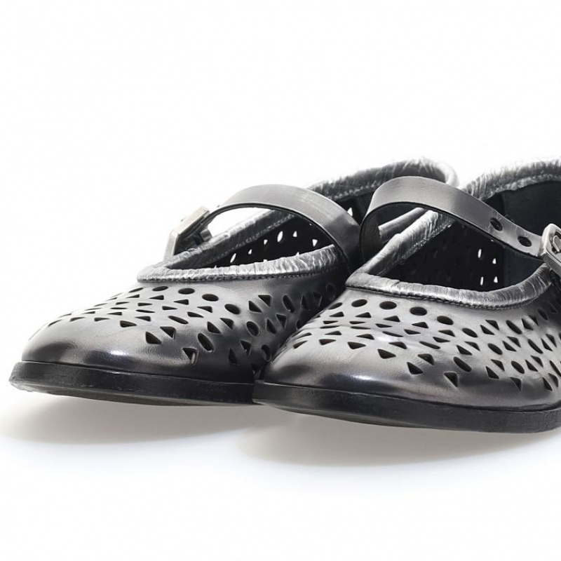 A.S.98 Jacaline flat shoes Titanium | IT-IDL-405973