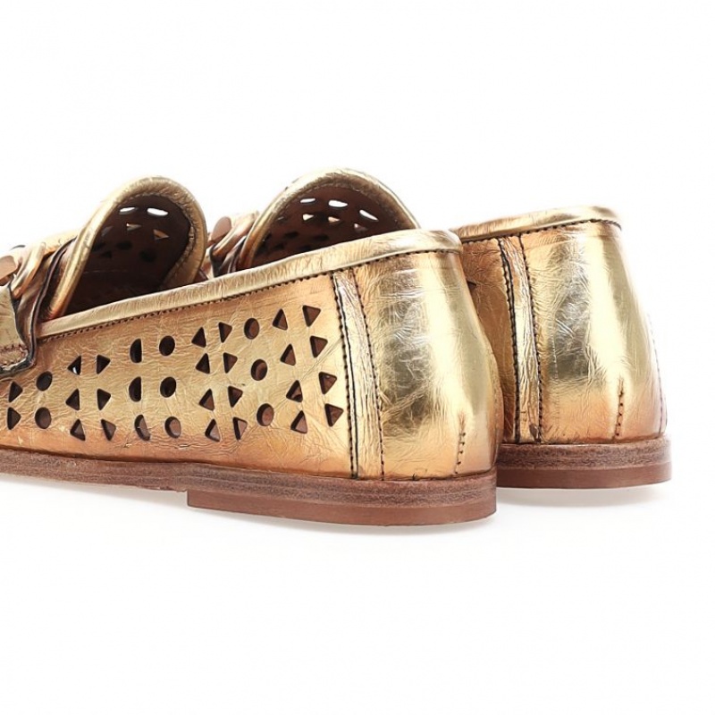 A.S.98 Jacklyn flat shoes Oro | IT-XUZ-897120