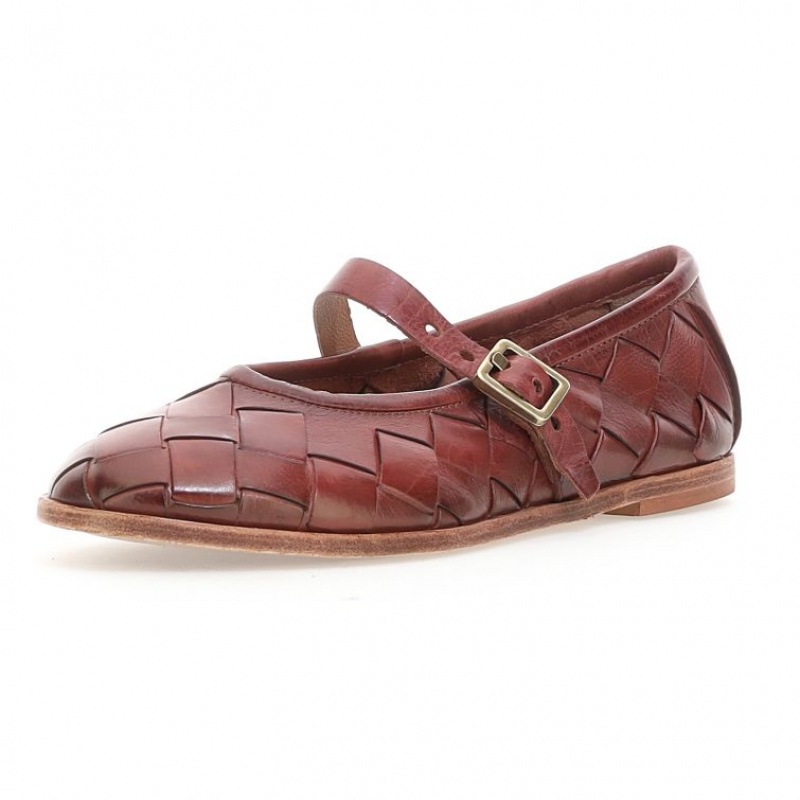 A.S.98 Janae flat shoes Bordeaux | IT-KUR-978425