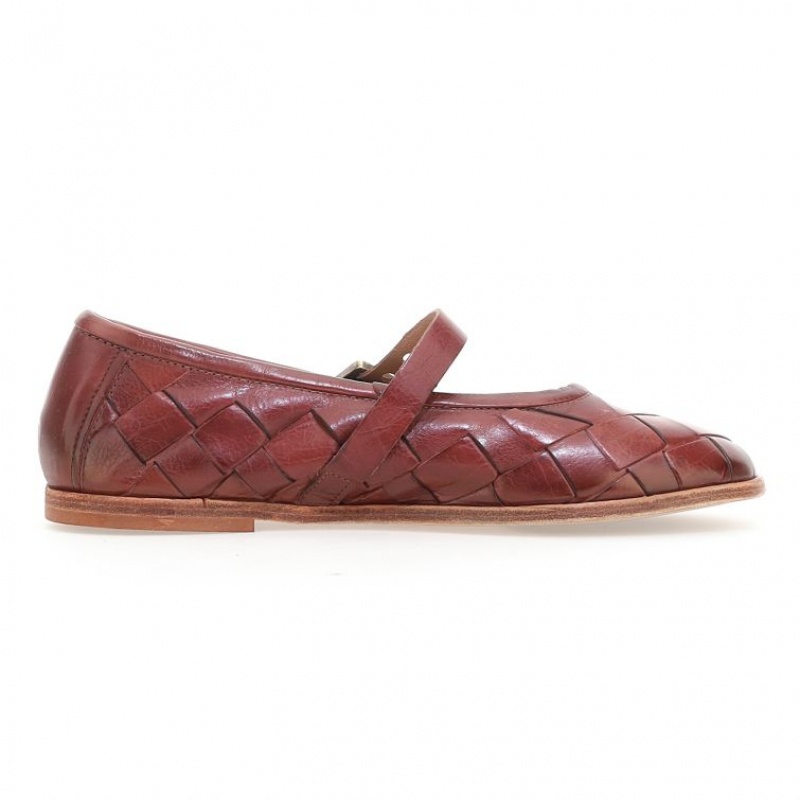 A.S.98 Janae flat shoes Bordeaux | IT-KUR-978425