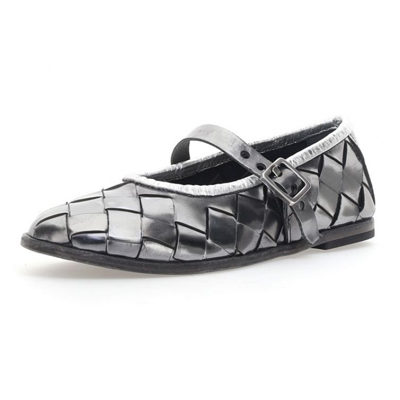 A.S.98 Janae flat shoes Titanium | IT-EKP-103647