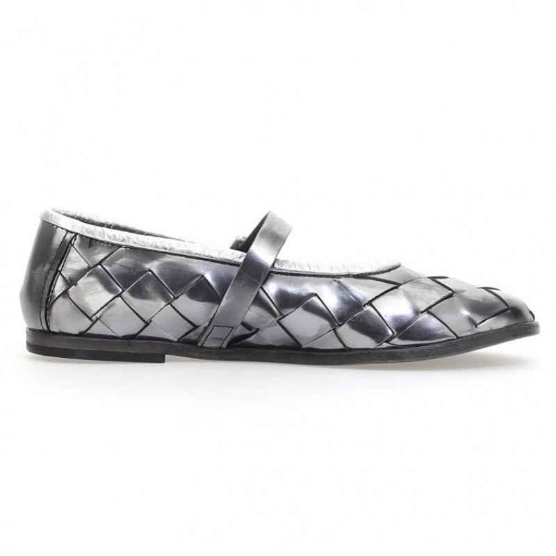 A.S.98 Janae flat shoes Titanium | IT-EKP-103647