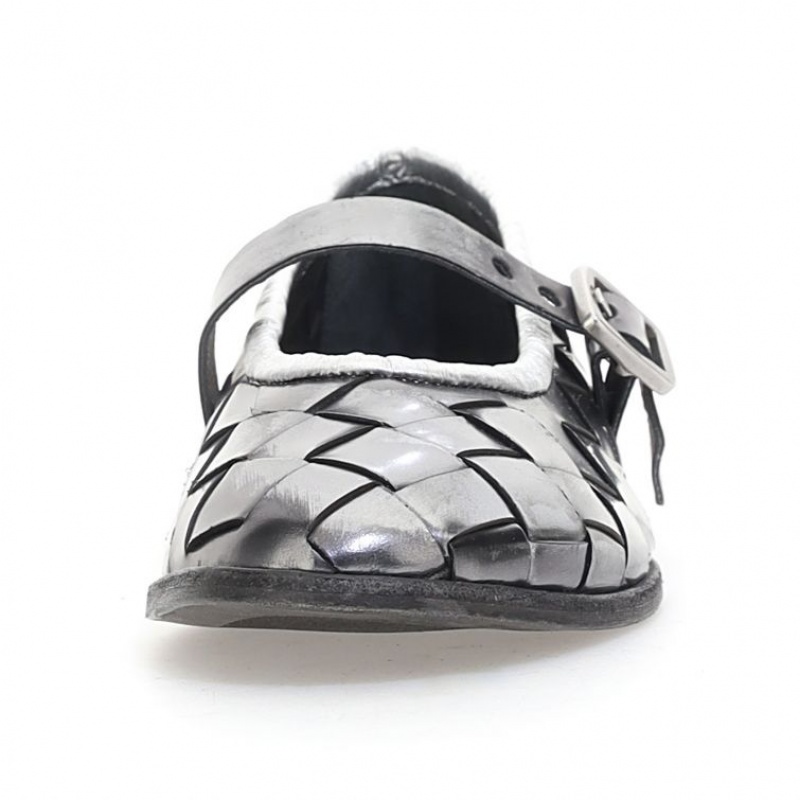 A.S.98 Janae flat shoes Titanium | IT-EKP-103647