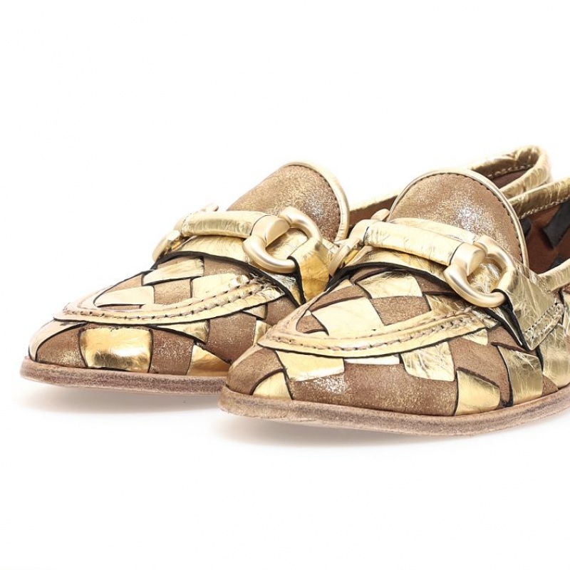 A.S.98 Janel flat shoes Oro | IT-JTQ-609734