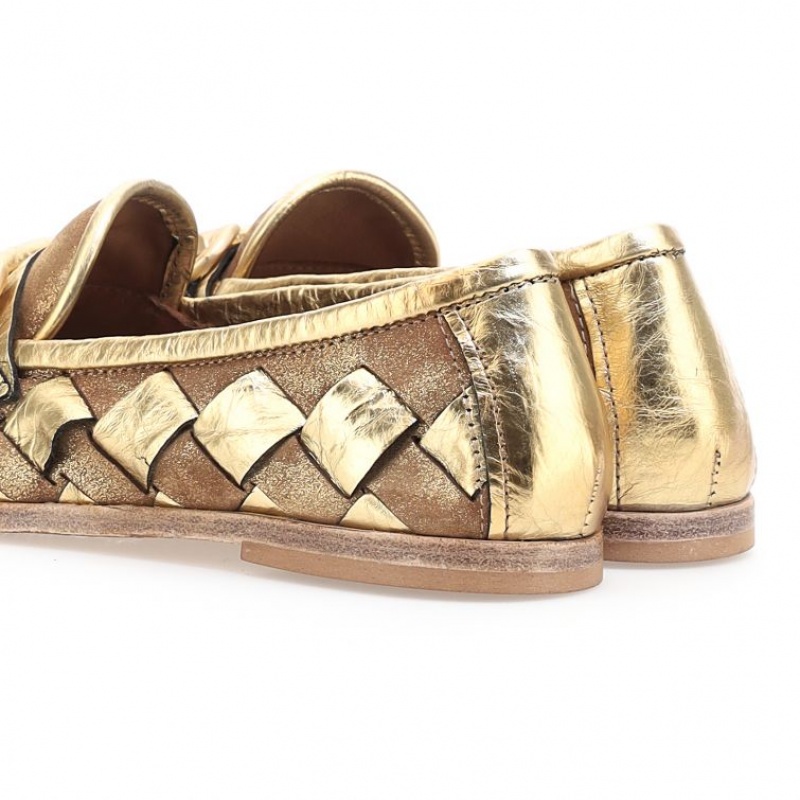 A.S.98 Janel flat shoes Oro | IT-JTQ-609734