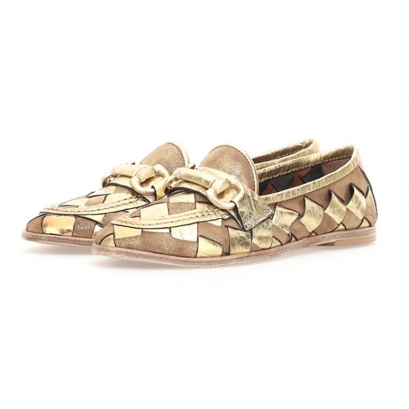 A.S.98 Janel flat shoes Oro | IT-JTQ-609734