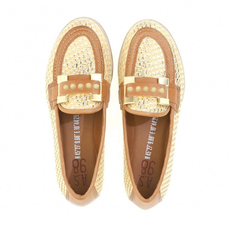 A.S.98 Janele flat shoes Oro | IT-EYB-984317