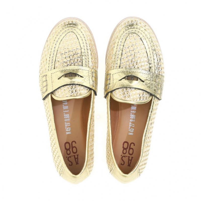 A.S.98 Janene flat shoes Oro | IT-YDG-607453