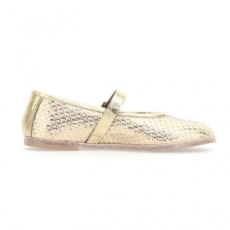 A.S.98 Janet flat shoes Oro | IT-WDS-856137