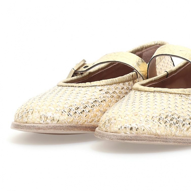 A.S.98 Janet flat shoes Oro | IT-WDS-856137