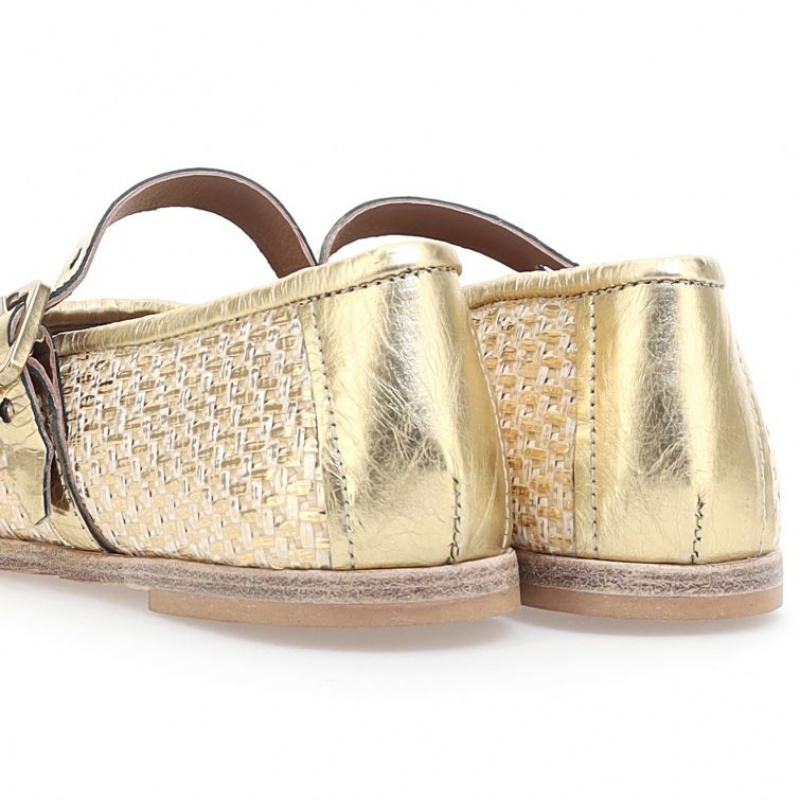 A.S.98 Janet flat shoes Oro | IT-WDS-856137