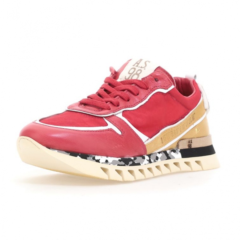 A.S.98 Julian Sneakers Rosse | IT-EAS-704396