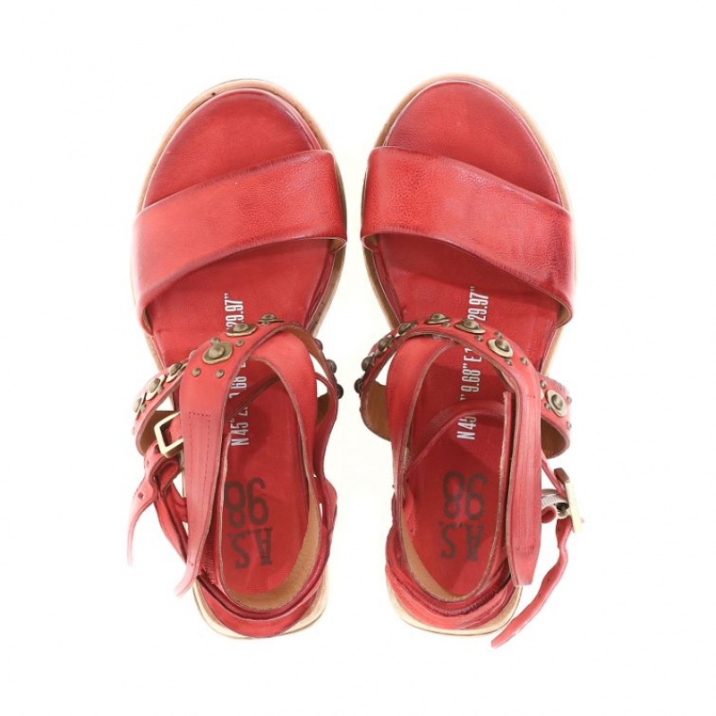 A.S.98 Ladonna Sandali Rosse Scuro | IT-ATQ-156937