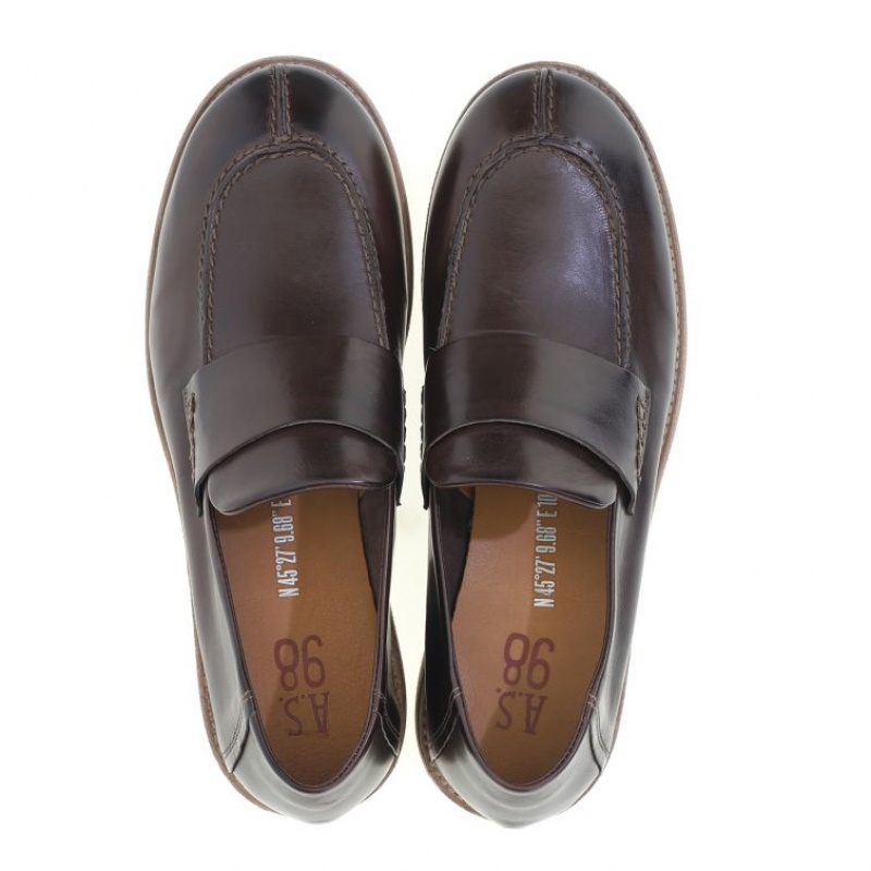 A.S.98 Ogden flat shoes Cioccolato | IT-OLS-078693