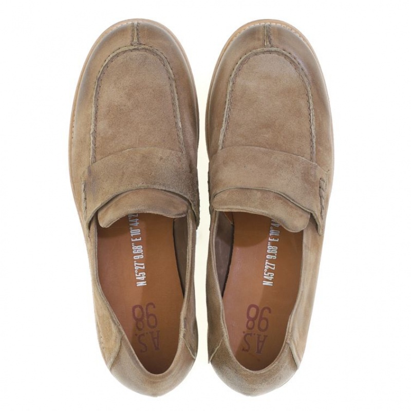 A.S.98 Ogden flat shoes Marroni | IT-ZBN-872039