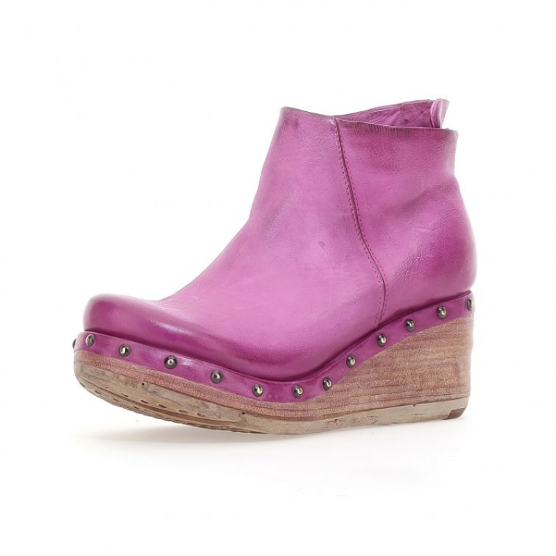 A.S.98 Pancras Ankle boots Fucsia | IT-BPT-360957