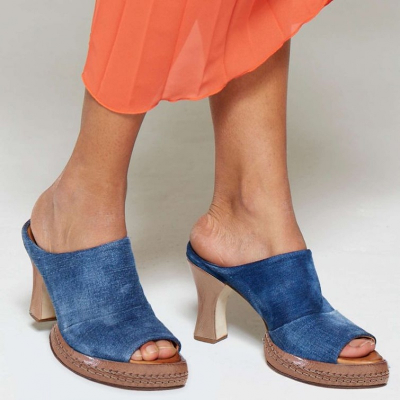 A.S.98 Vannie Mules Blu | IT-CSJ-539610