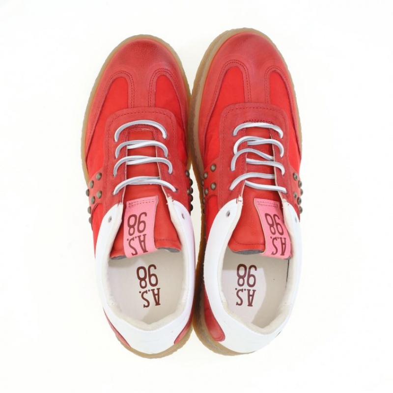 A.S.98 Waldo Sneakers Rosse | IT-FAM-527486