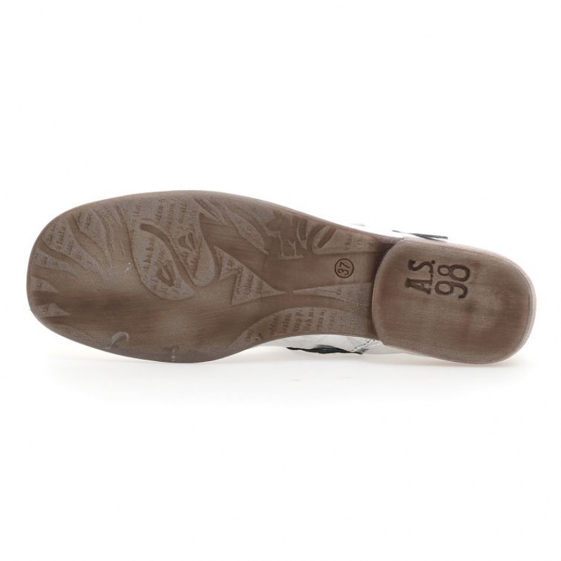 A.S.98 Zowie flat shoes Argento | IT-DZE-035782